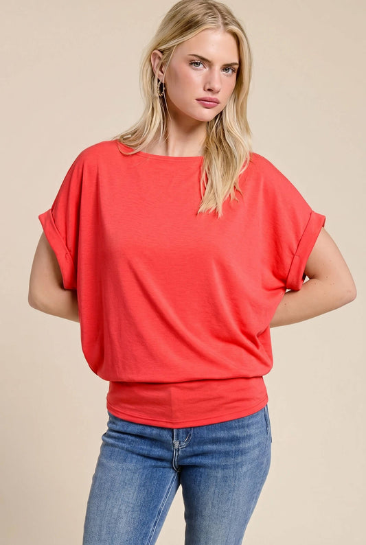 Kati Relaxed Dolman Sleeve Top