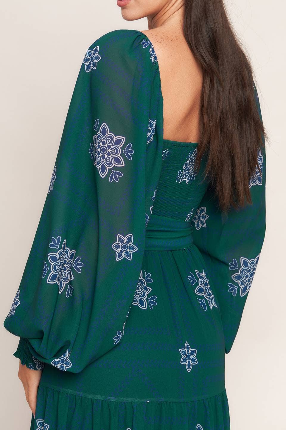 Emerald Grace Maxi Dress