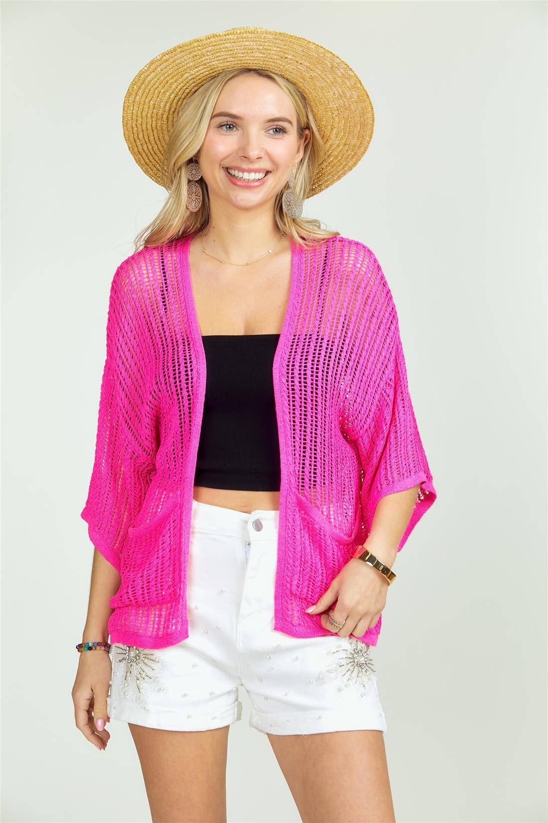 Fishnet Cardigan