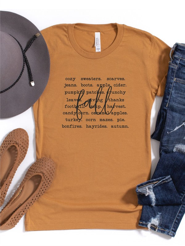 Everything I Love About Fall Tee