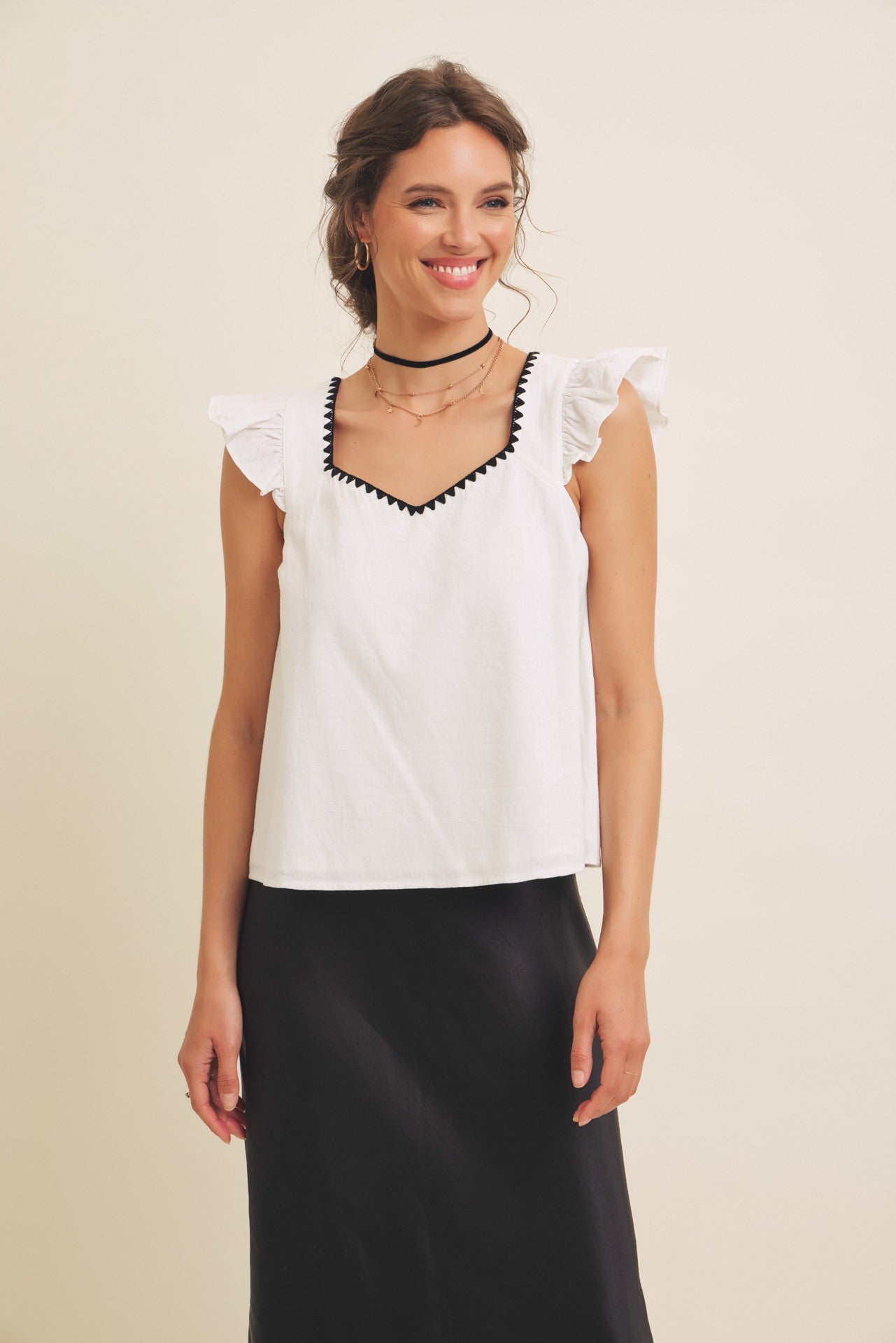 Linen Like Cotton Blouse