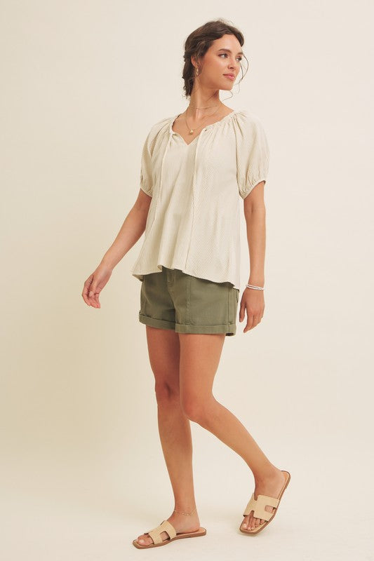 Riviera Stripe Blouse