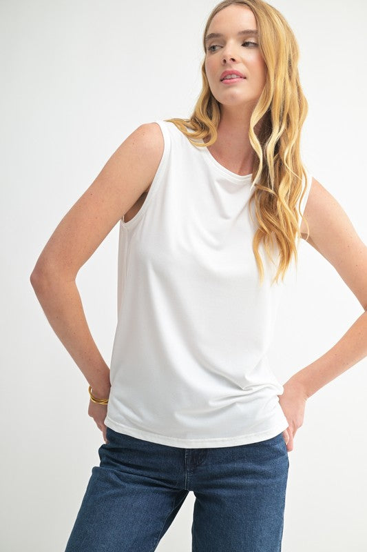 Mimi Wide Shoulder Tank