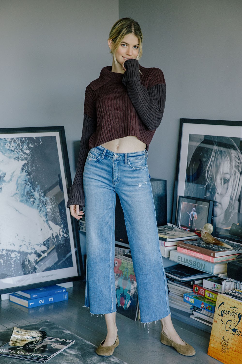 Clem HR Slim Wide Crop