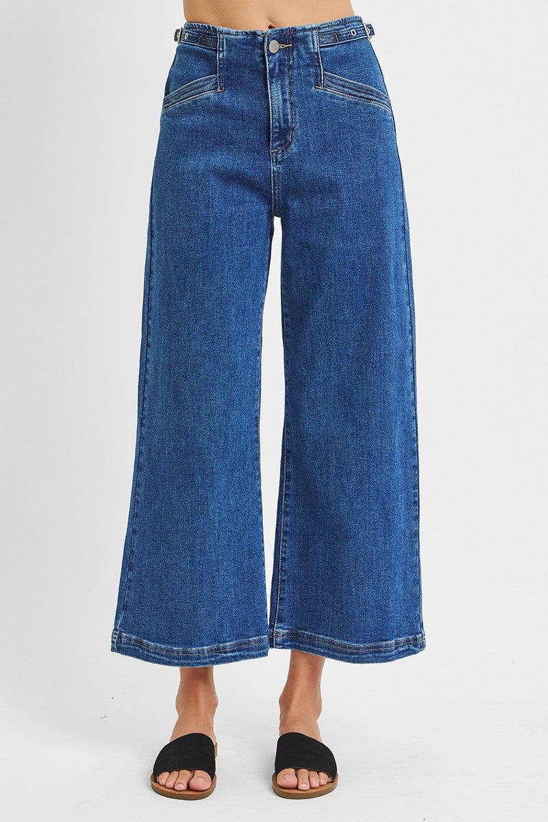 HR Crop Wide Leg Adjustable Band