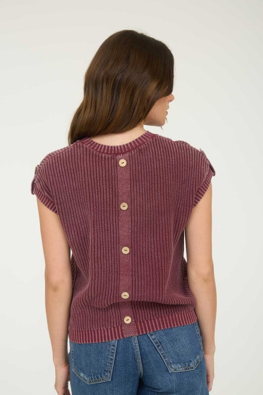 Stonewashed Vest