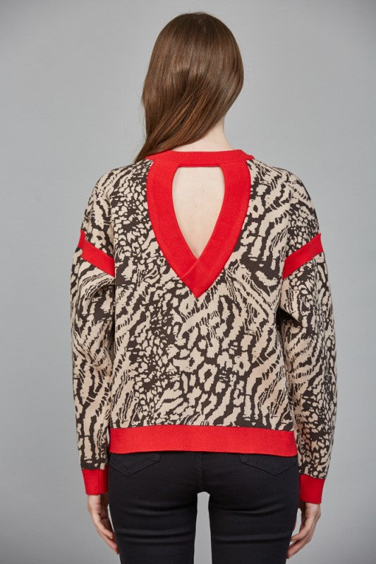 Back Drama Sweater