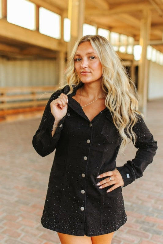 Westley Denim Shortie Dress