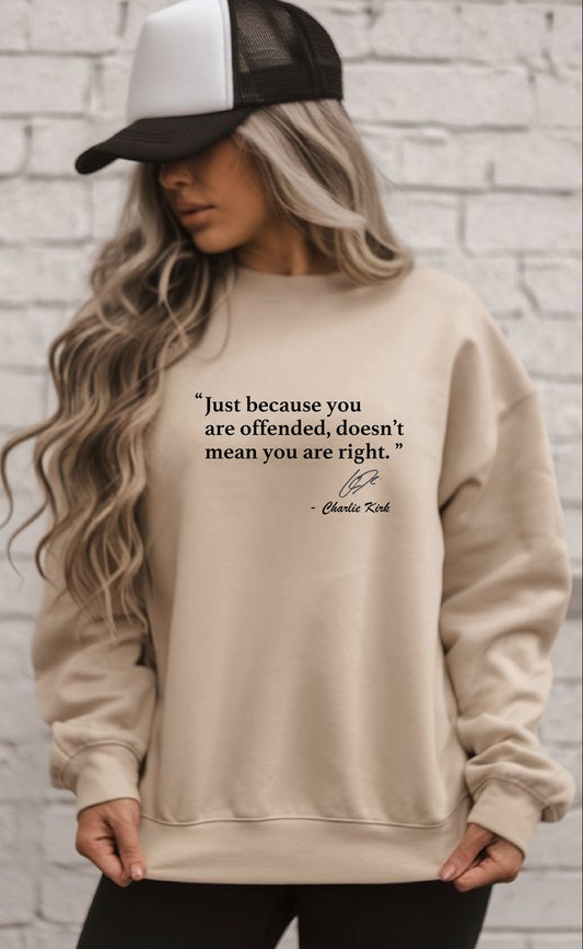 Offended Kirk Crewneck Sweatshirt