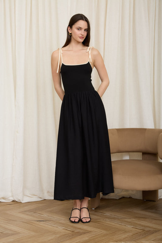 Spaghetti Strap Midi Dress