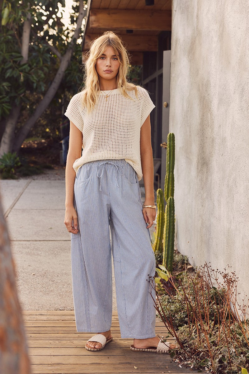 Barrel Stripe Trouser