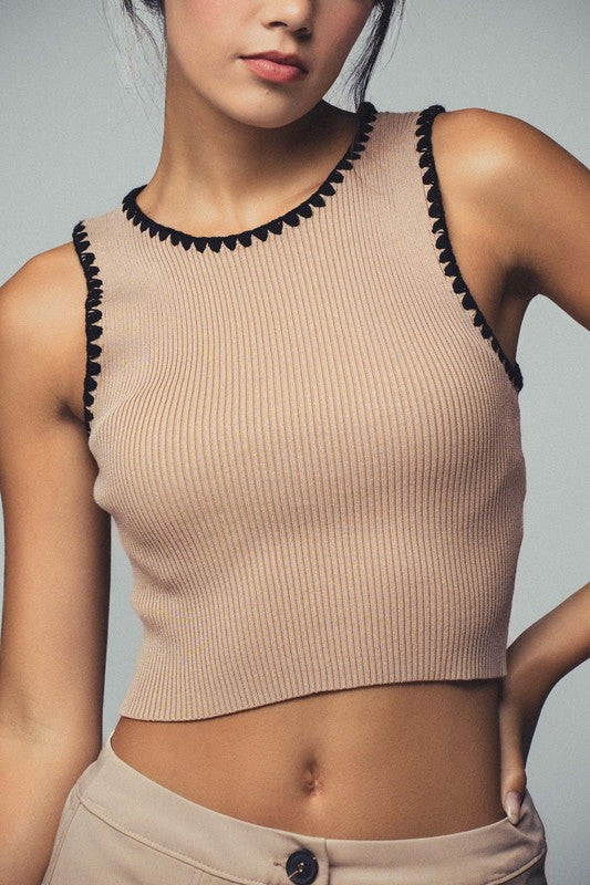 Noir Scallop Tank
