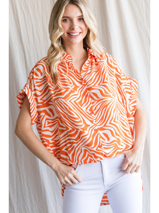Zebra Queen Blouse