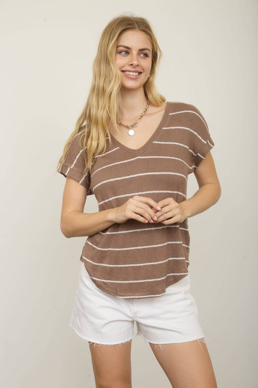Line it Up V-Neck