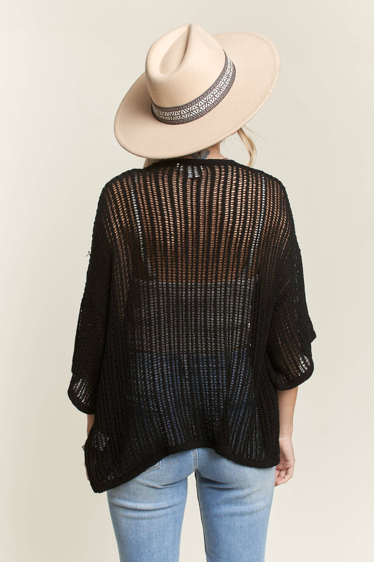Fishnet Cardigan