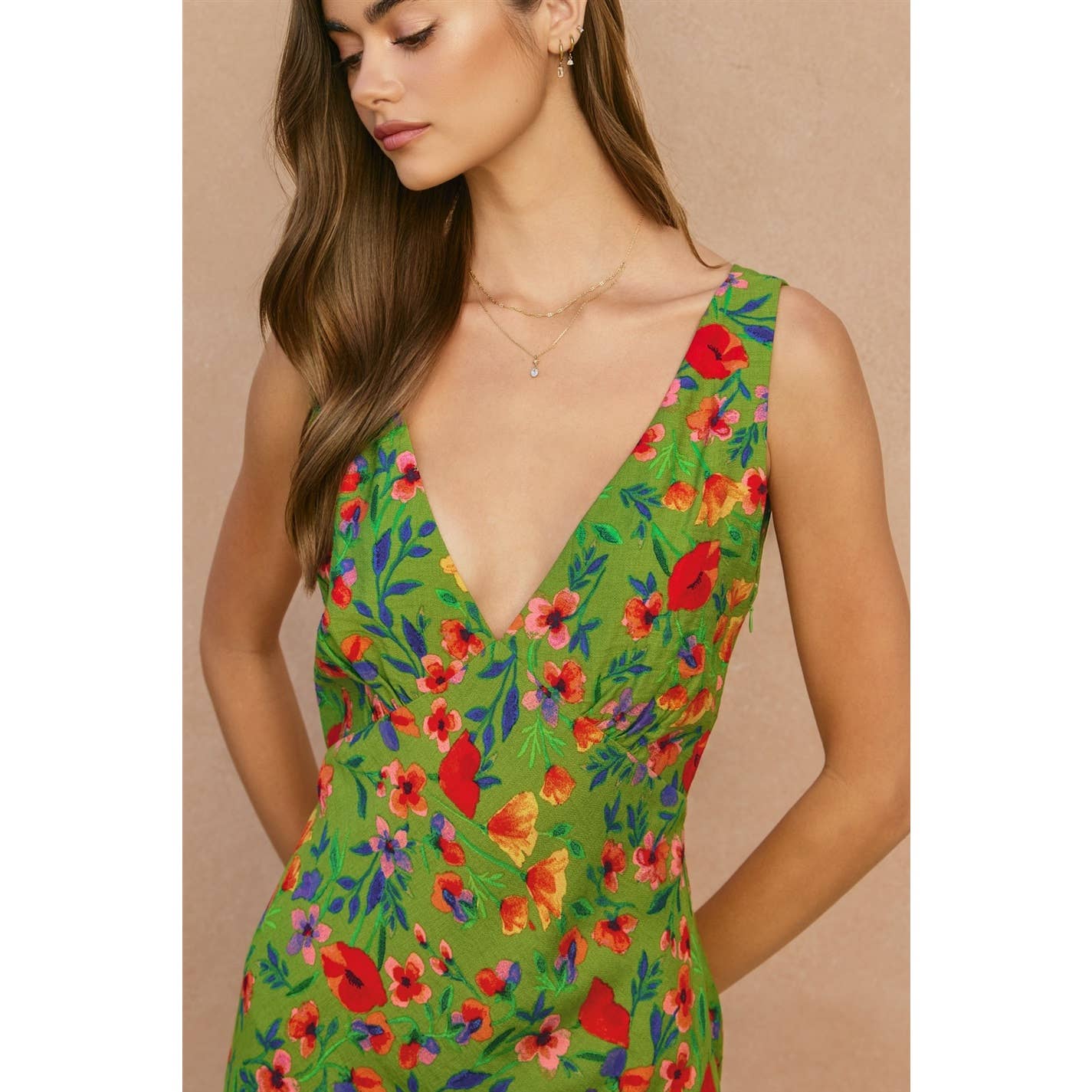 Floral Rush Midi Dress