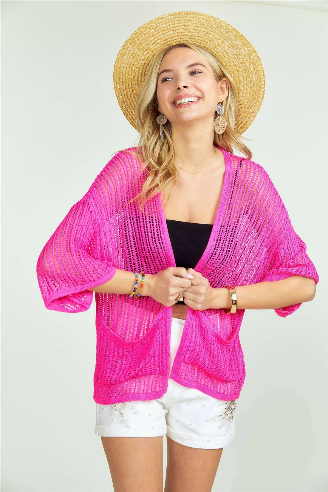 Fishnet Cardigan