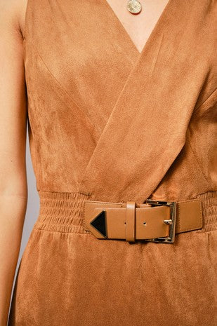 Kick It Up Suede Dress