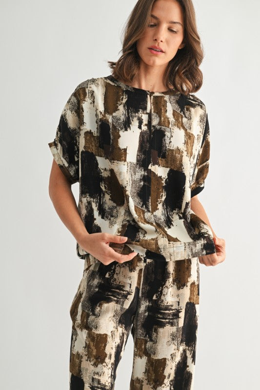 Brushstroke Blouse