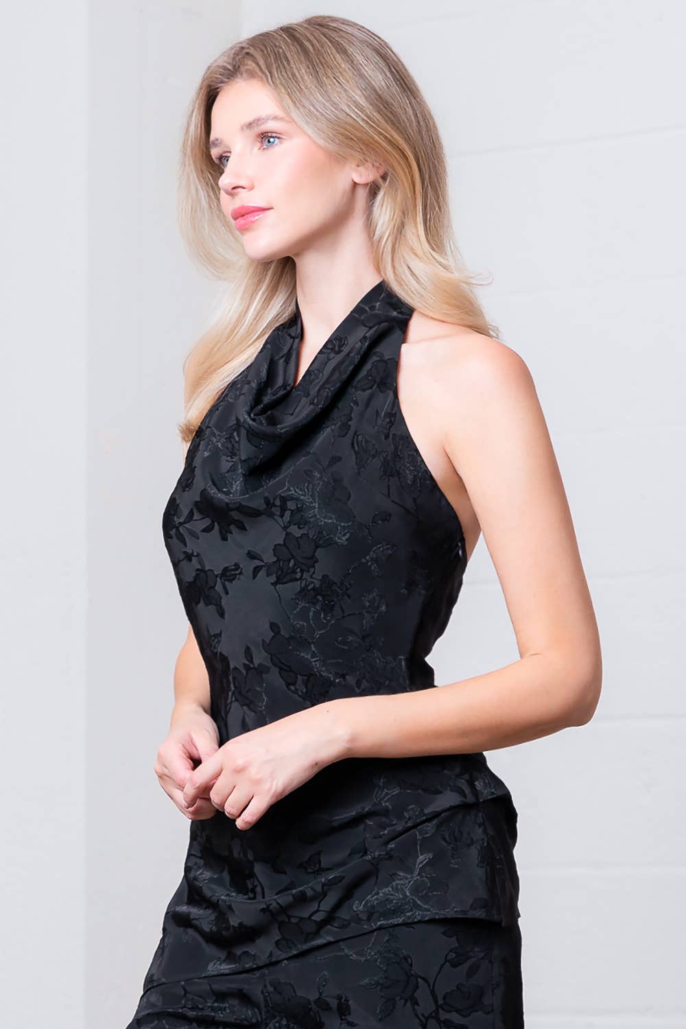 The Noir Jacquard Halter