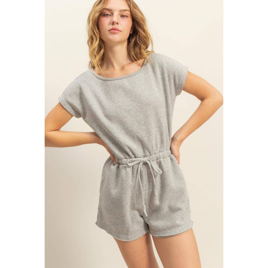 Chill Drawstring Waist Romper