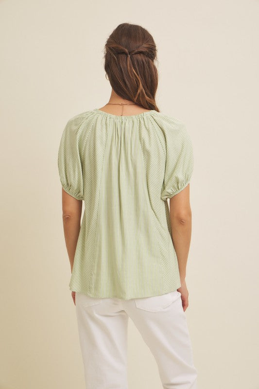 Riviera Stripe Blouse