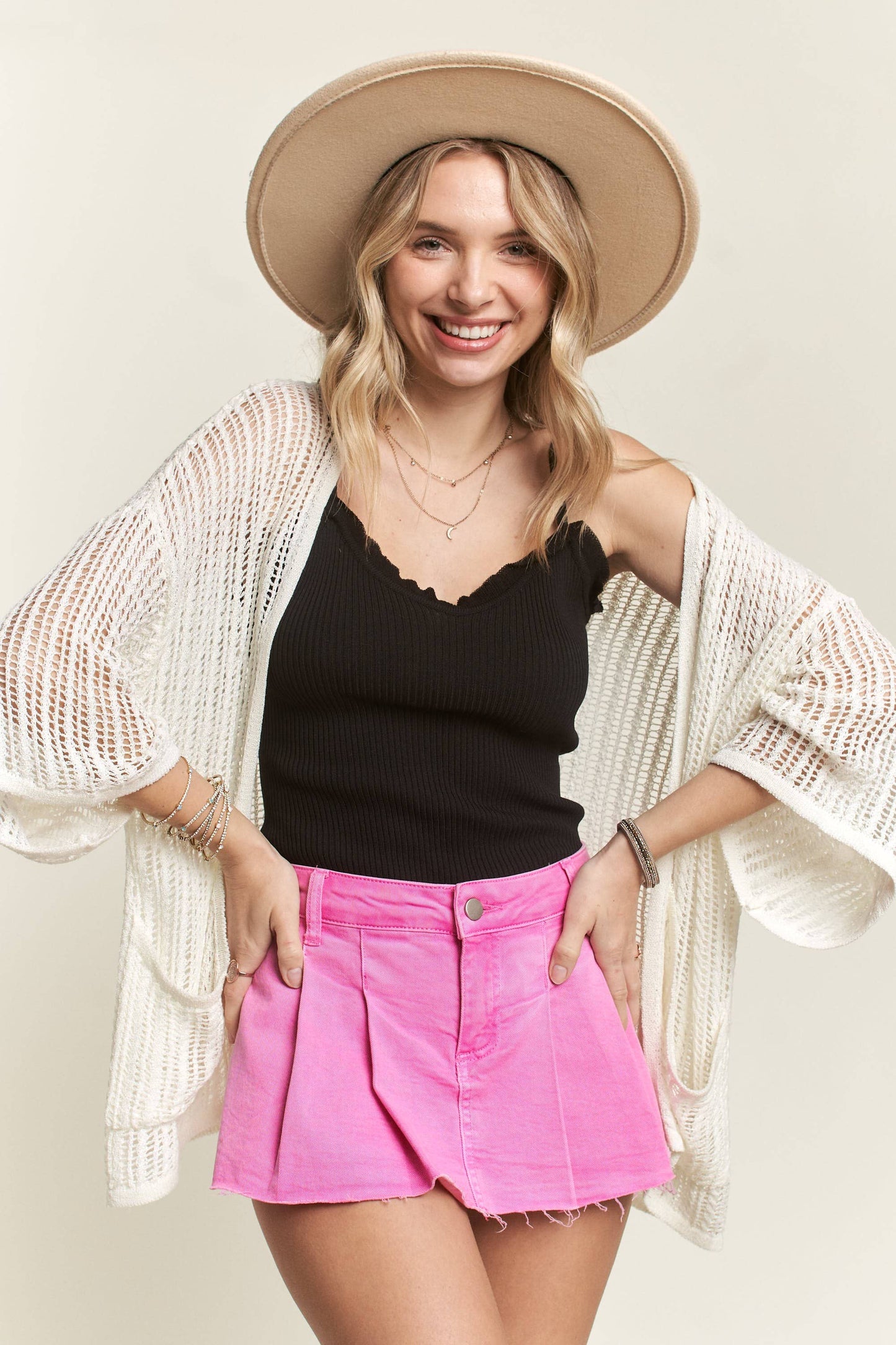 Fishnet Cardigan