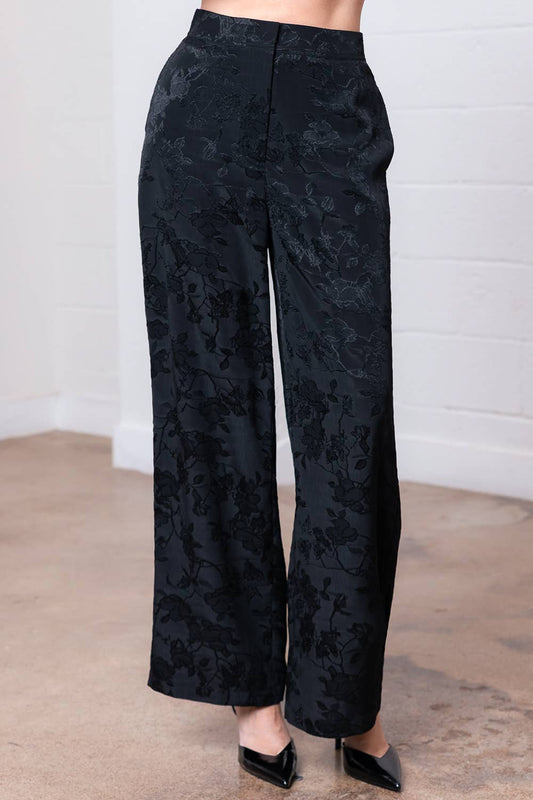 The Noir Jacquard Pant