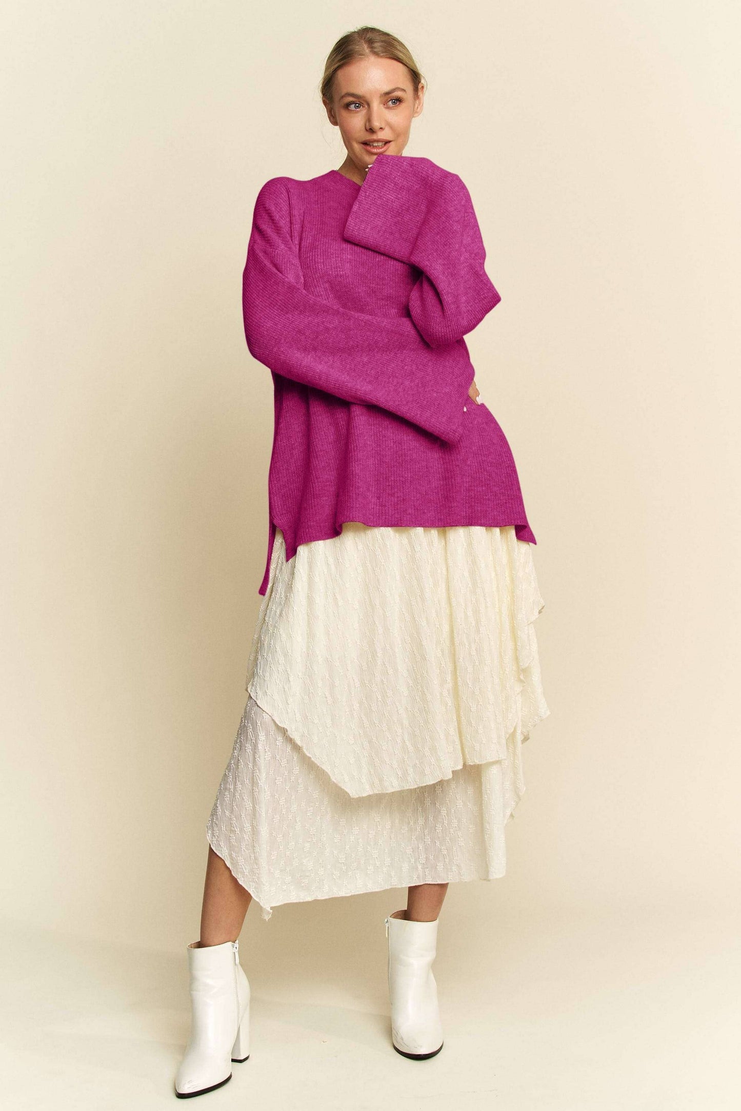 Devin Drop Shoulder Sweater