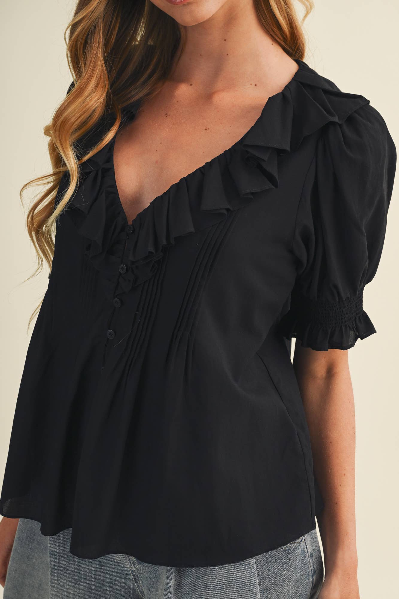 Pintucked Poplin