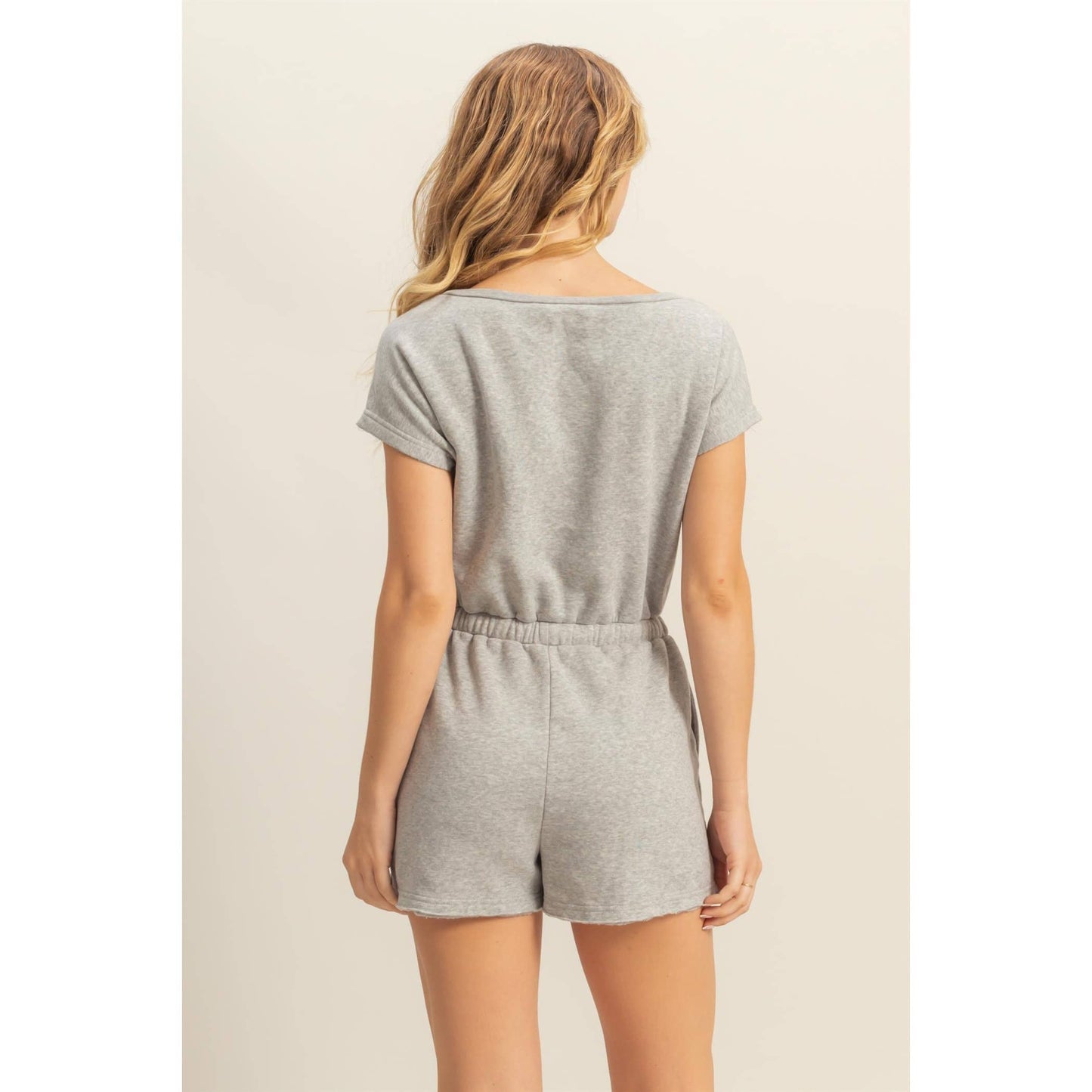 Chill Drawstring Waist Romper