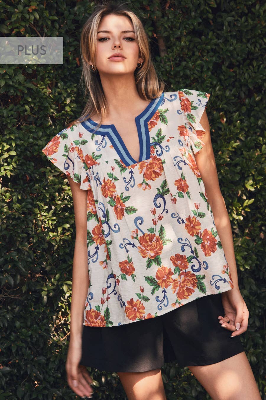 Plus Sunny Days Blouse