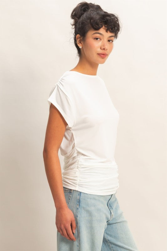 Cowl Back Tee