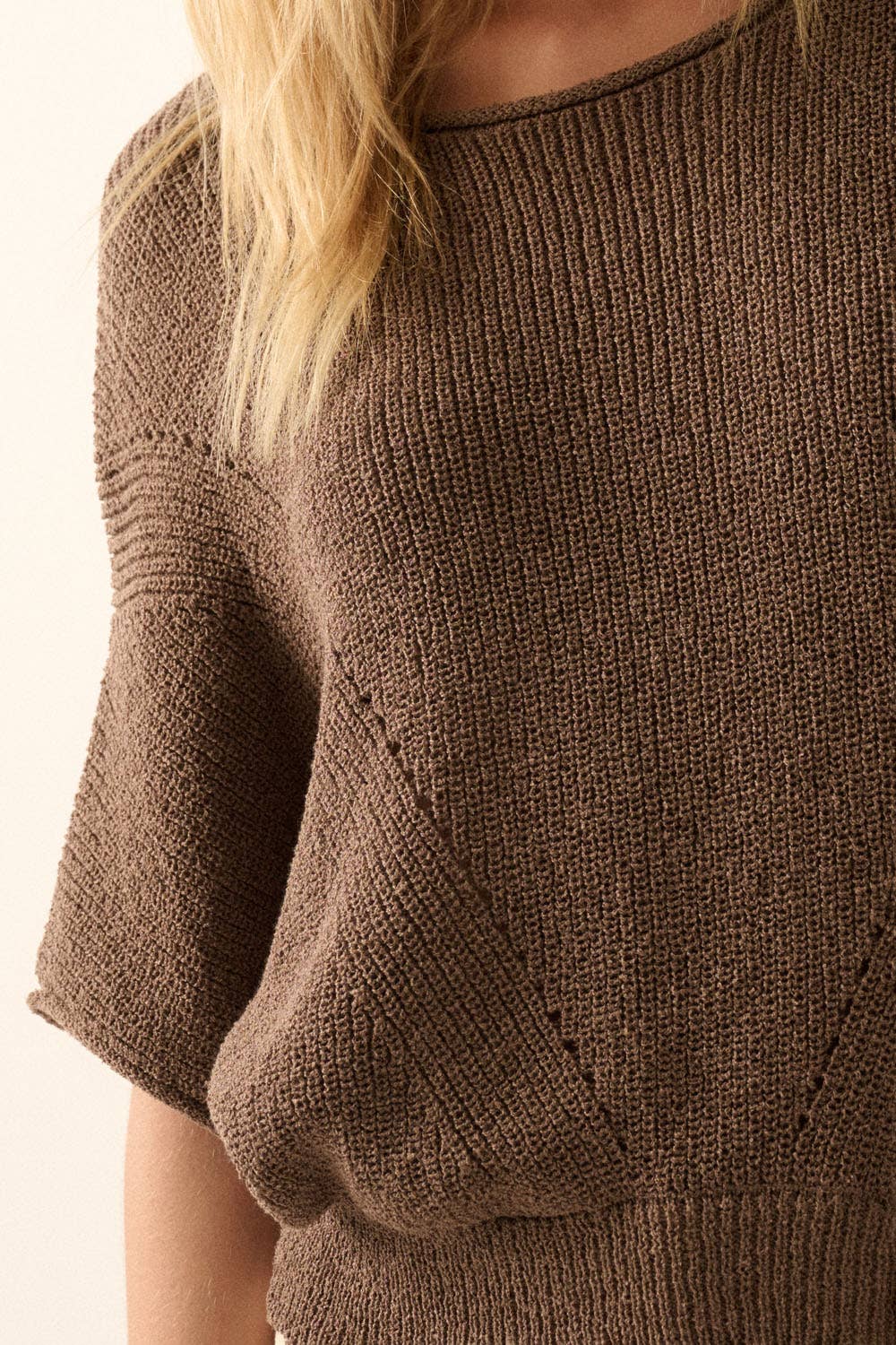 Pointelle Sweater