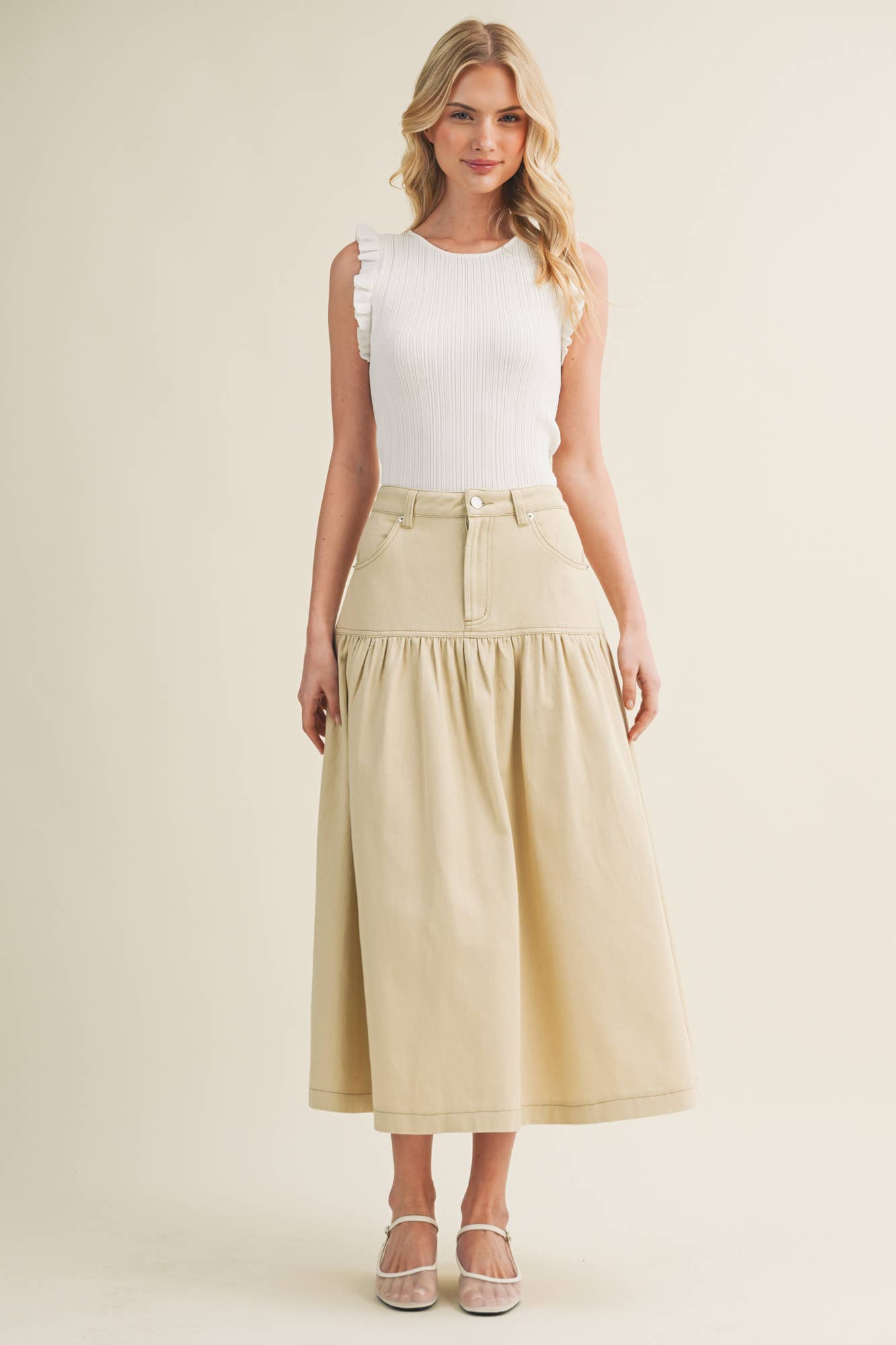Yassinia Yoke Skirt