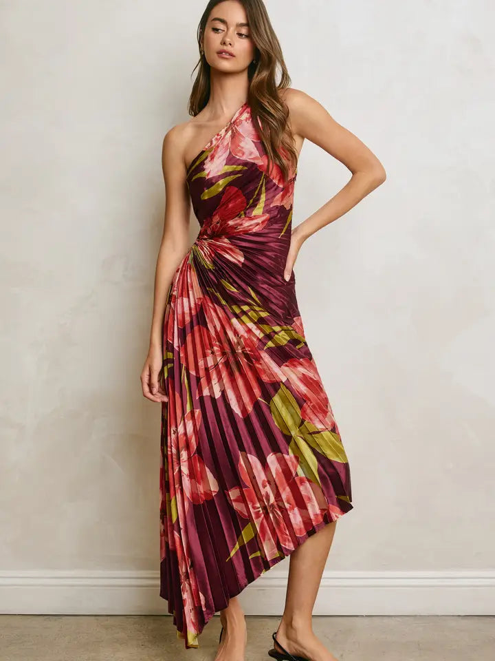 Athena One Shoulder Dress