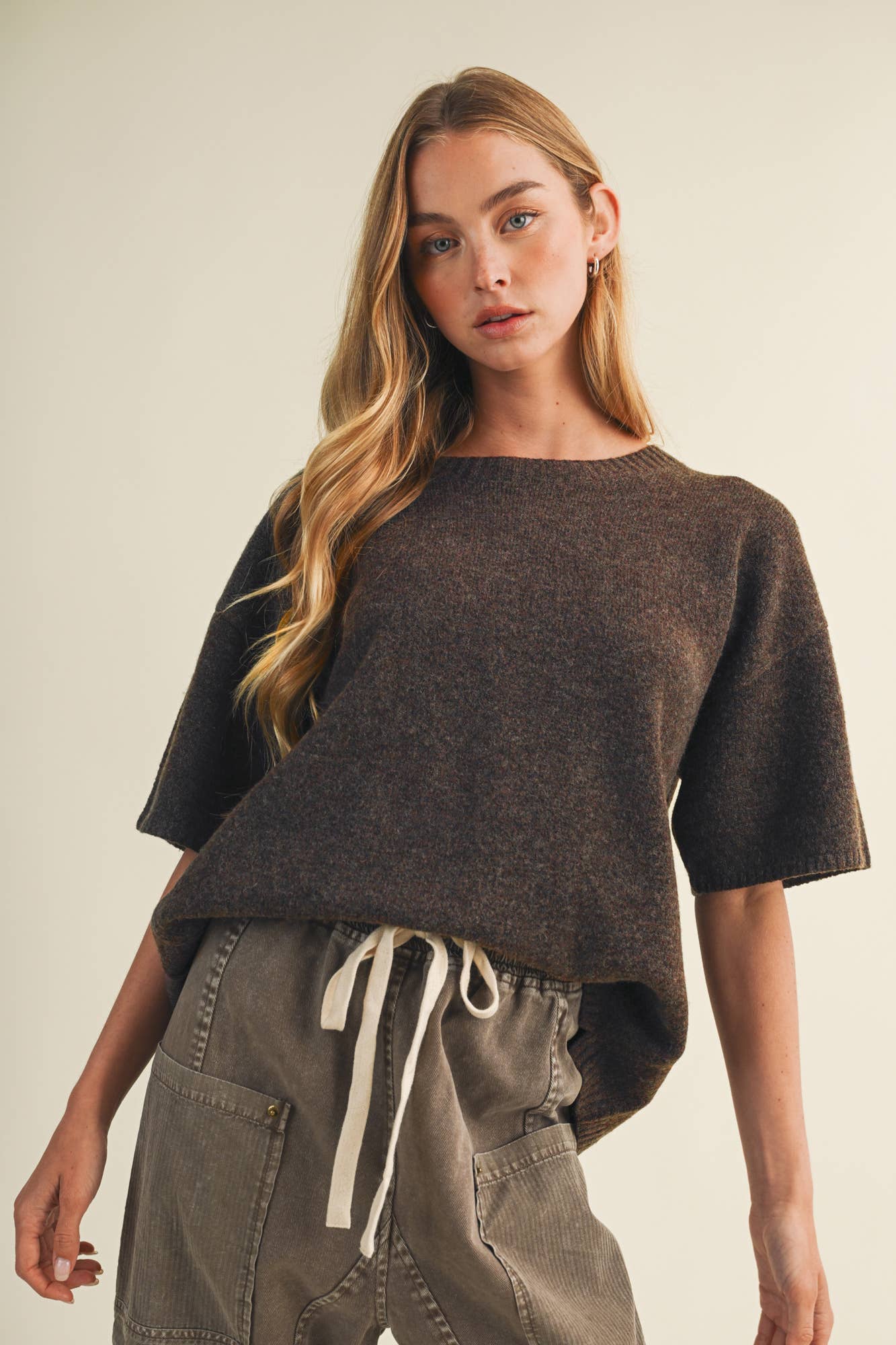 Drop-Shoulder Pullover