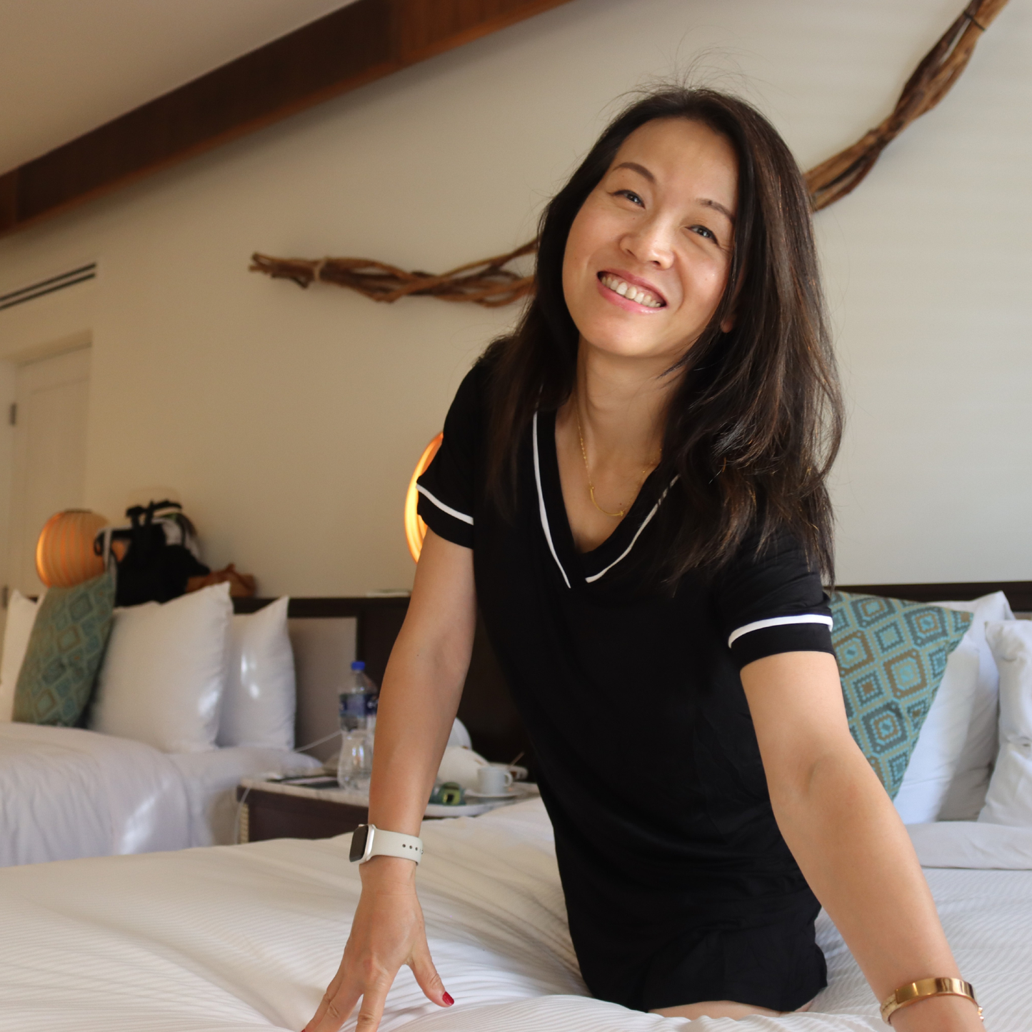 Built-in Bra Modal Pajama Dress