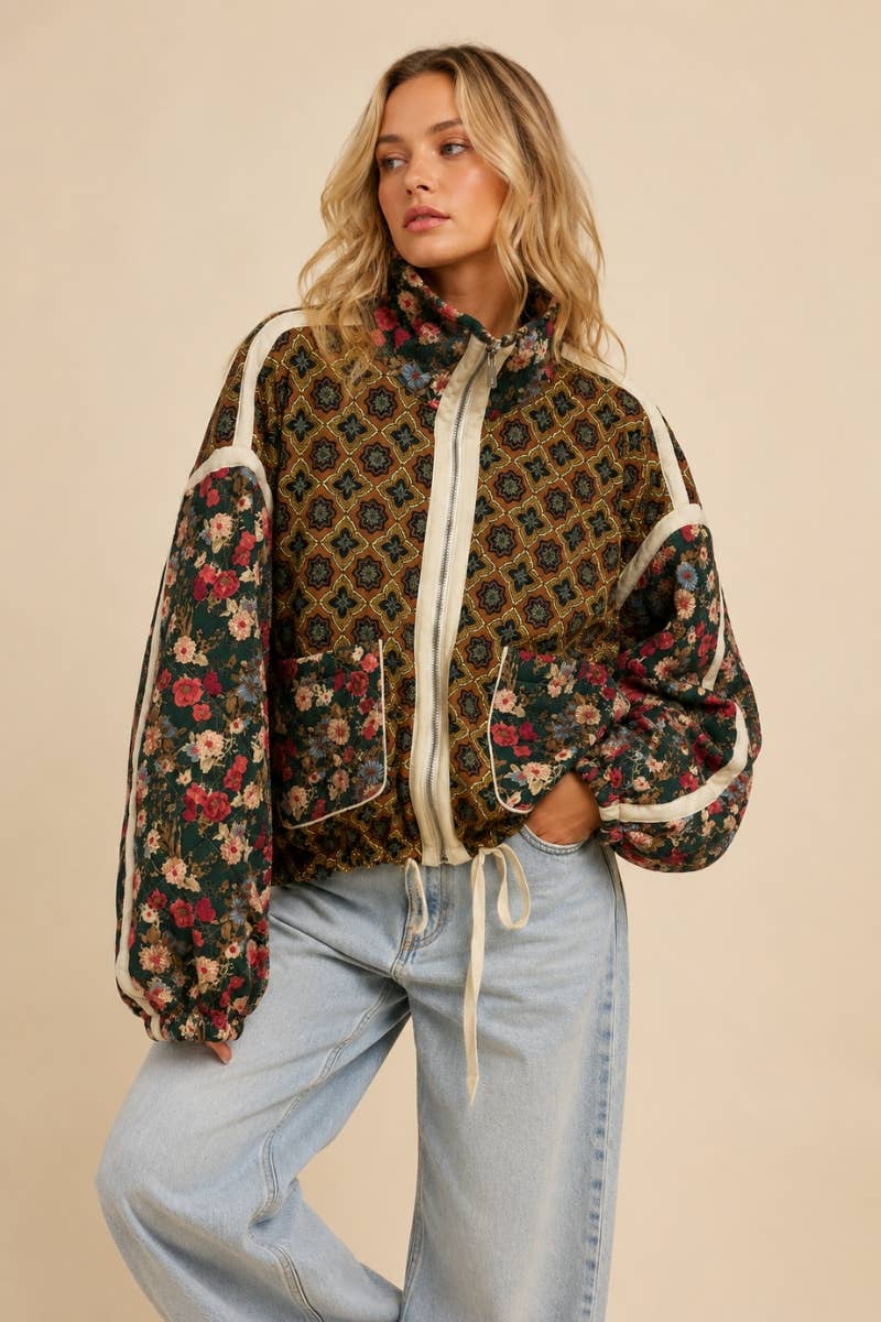 Pattern Play Bomber
