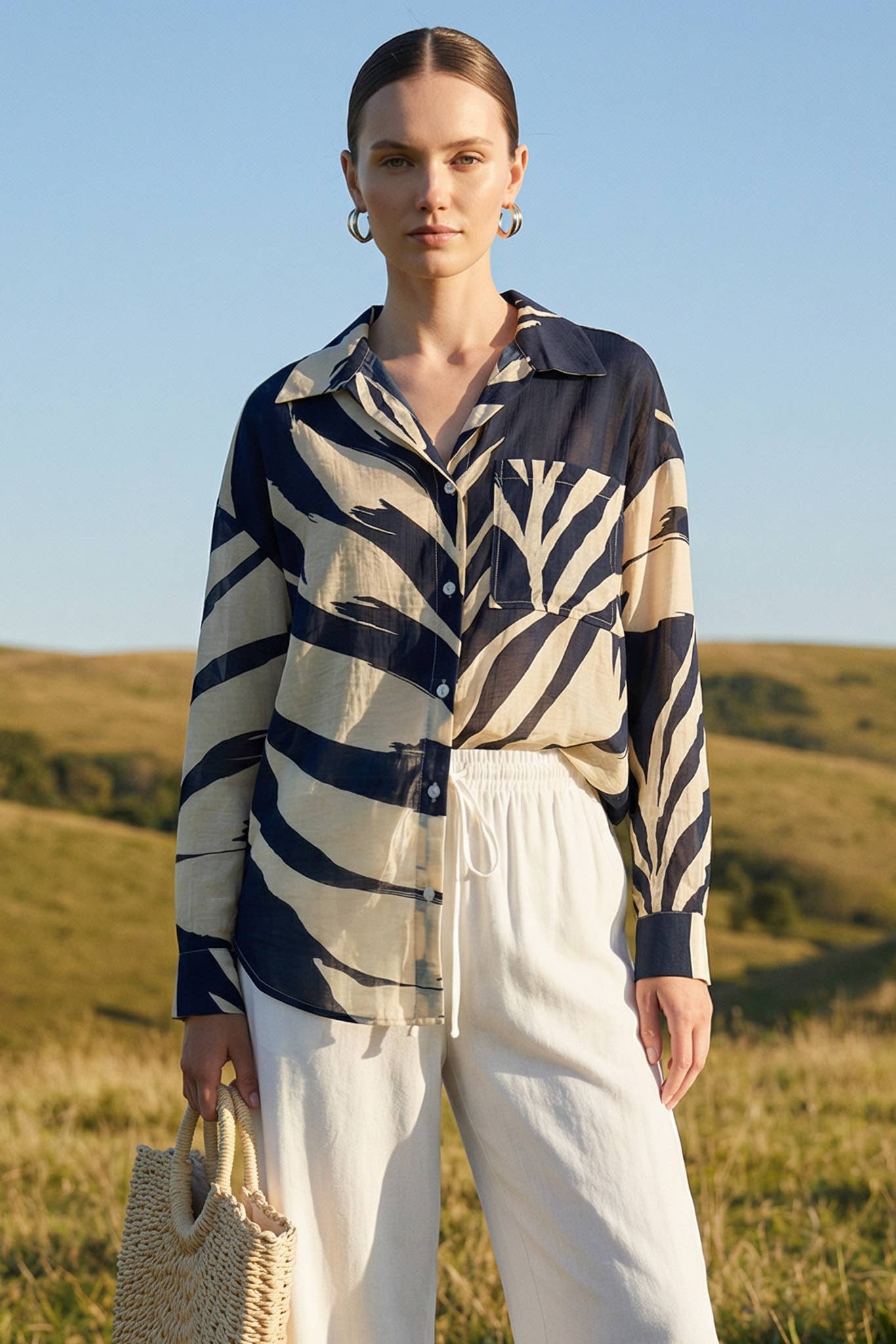 The Midnight Escape Button Down