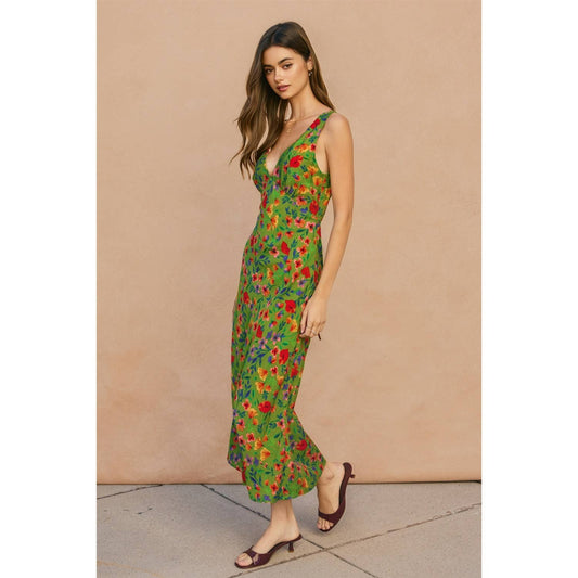 Floral Rush Midi Dress
