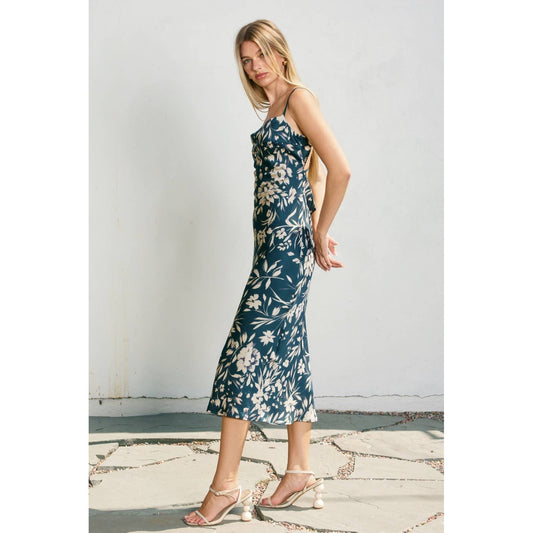 X Back Midi Dress