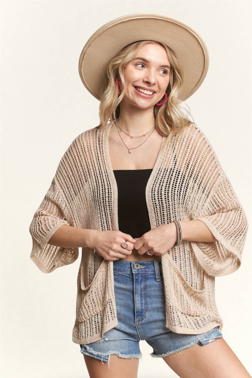 Fishnet Cardigan