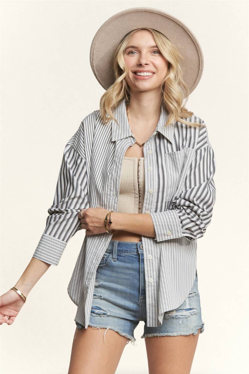 Walk The Line Blouse