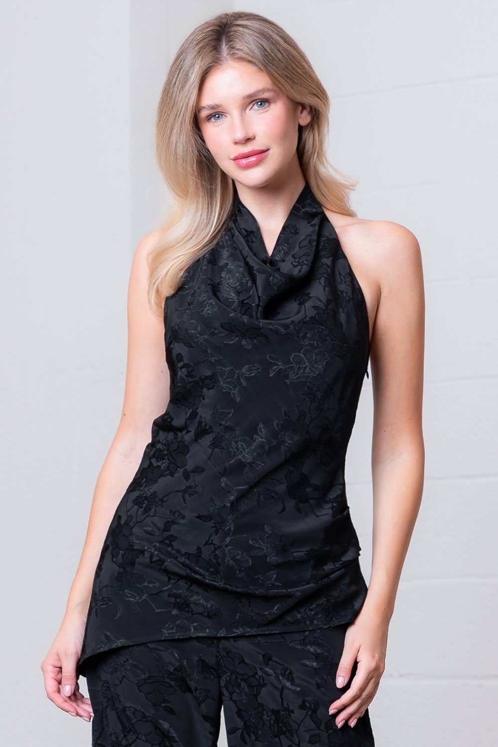 The Noir Jacquard Halter