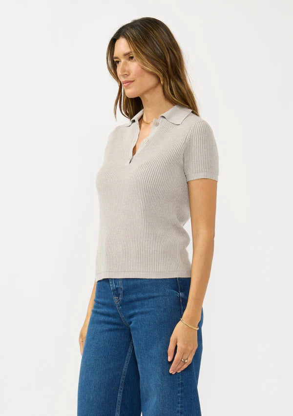 Waffle Knit Polo