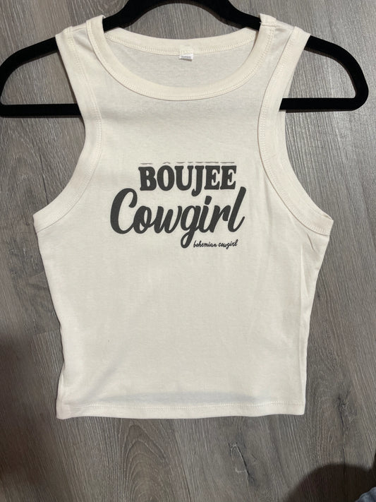 Boujee Cowgirl Crop Tank