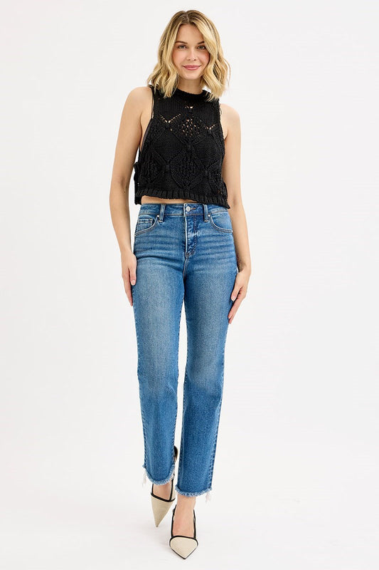 Heather HR Tummy Control Crop Straight