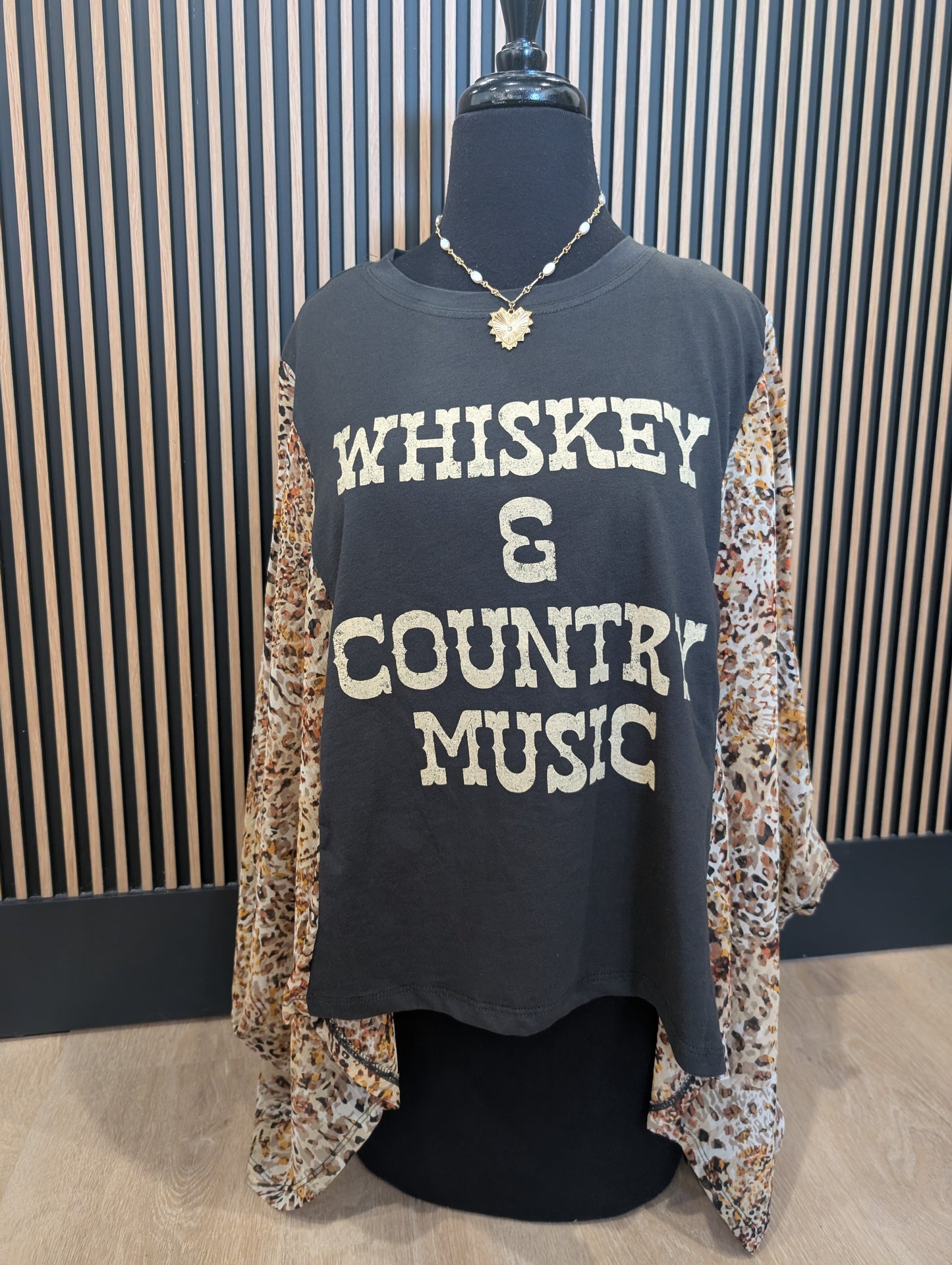 Wild Whiskey Graphic Poncho