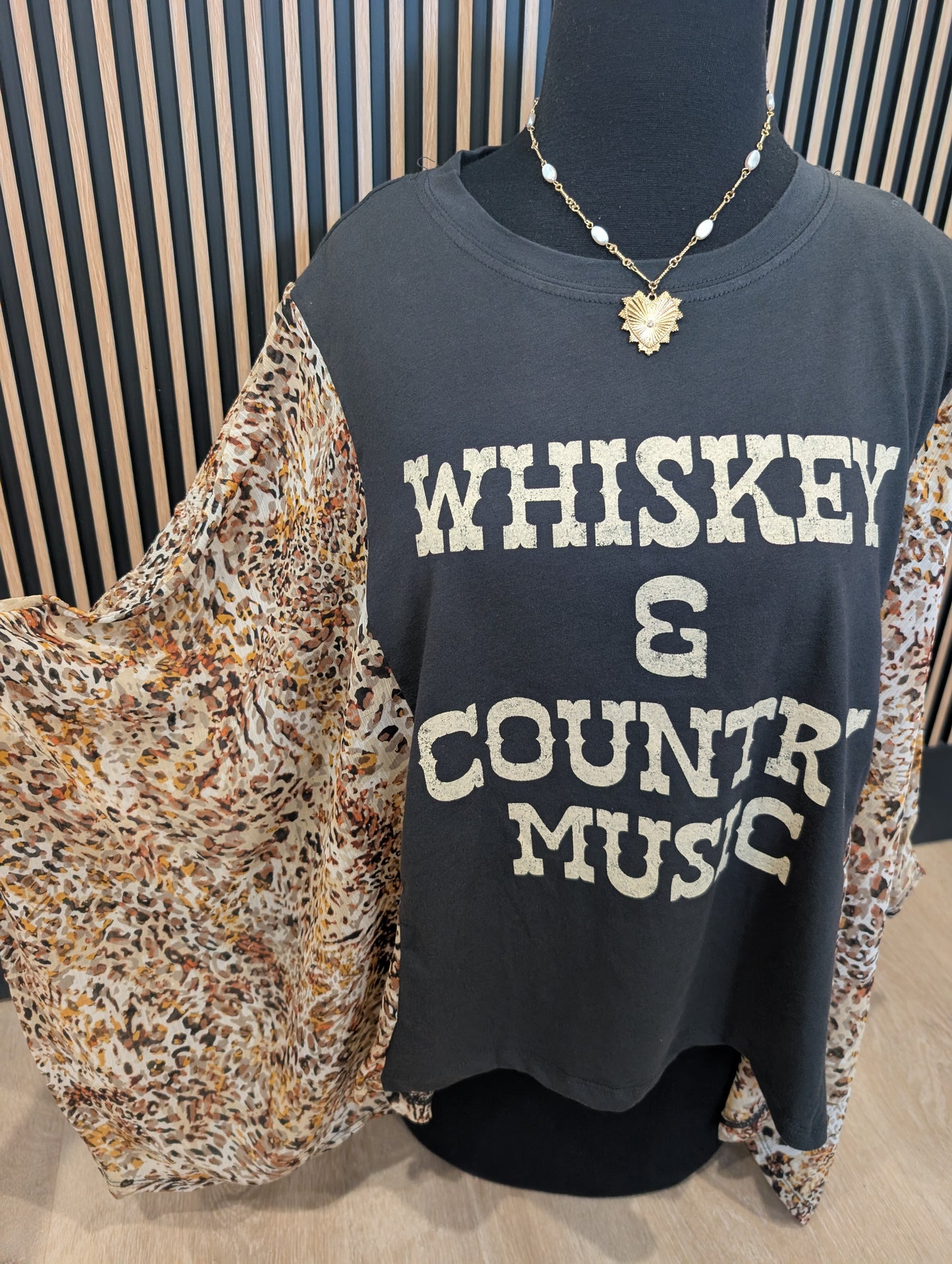 Wild Whiskey Graphic Poncho